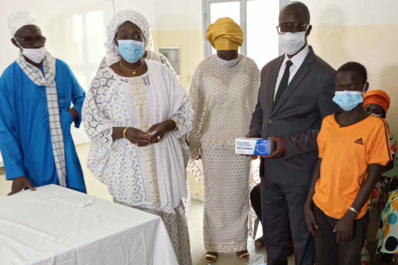 AMICALE DES FEMMES DE LA PRÉSIDENCE : Remise de don à l’Institut National des Jeunes Aveugles/Thiès